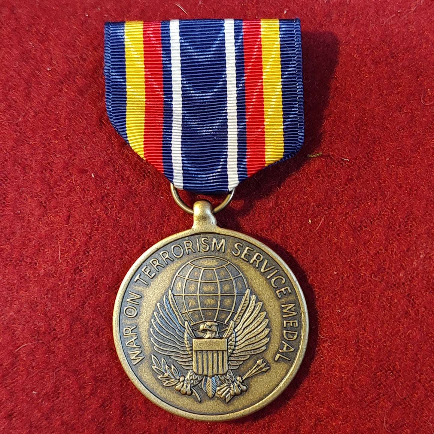 VINTAGE US Army WAR ON TERRORISM SERVICE MEDAL(06o154)