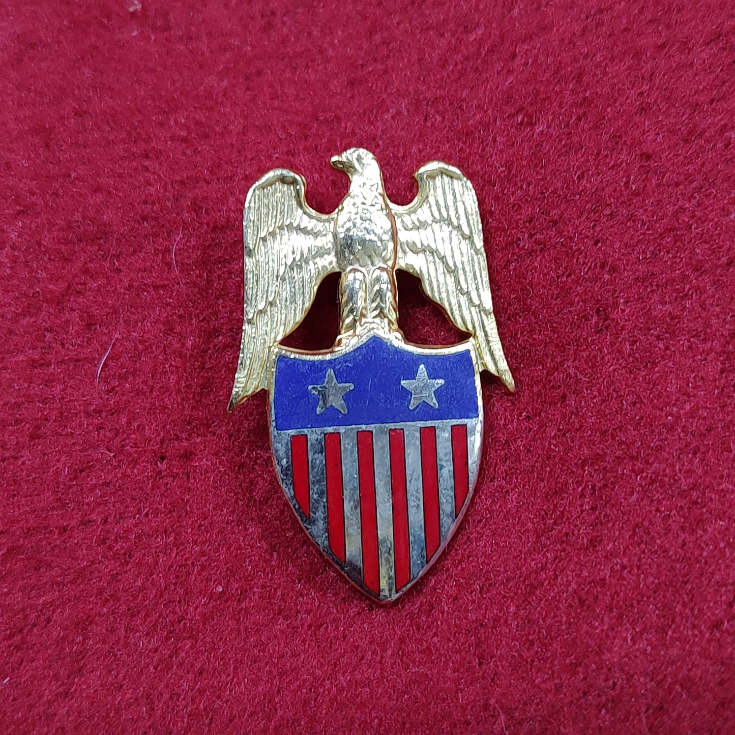VINTAGE US Army AIDE TO MAJOR GENERAL Unit Crest Pin (02CR99)