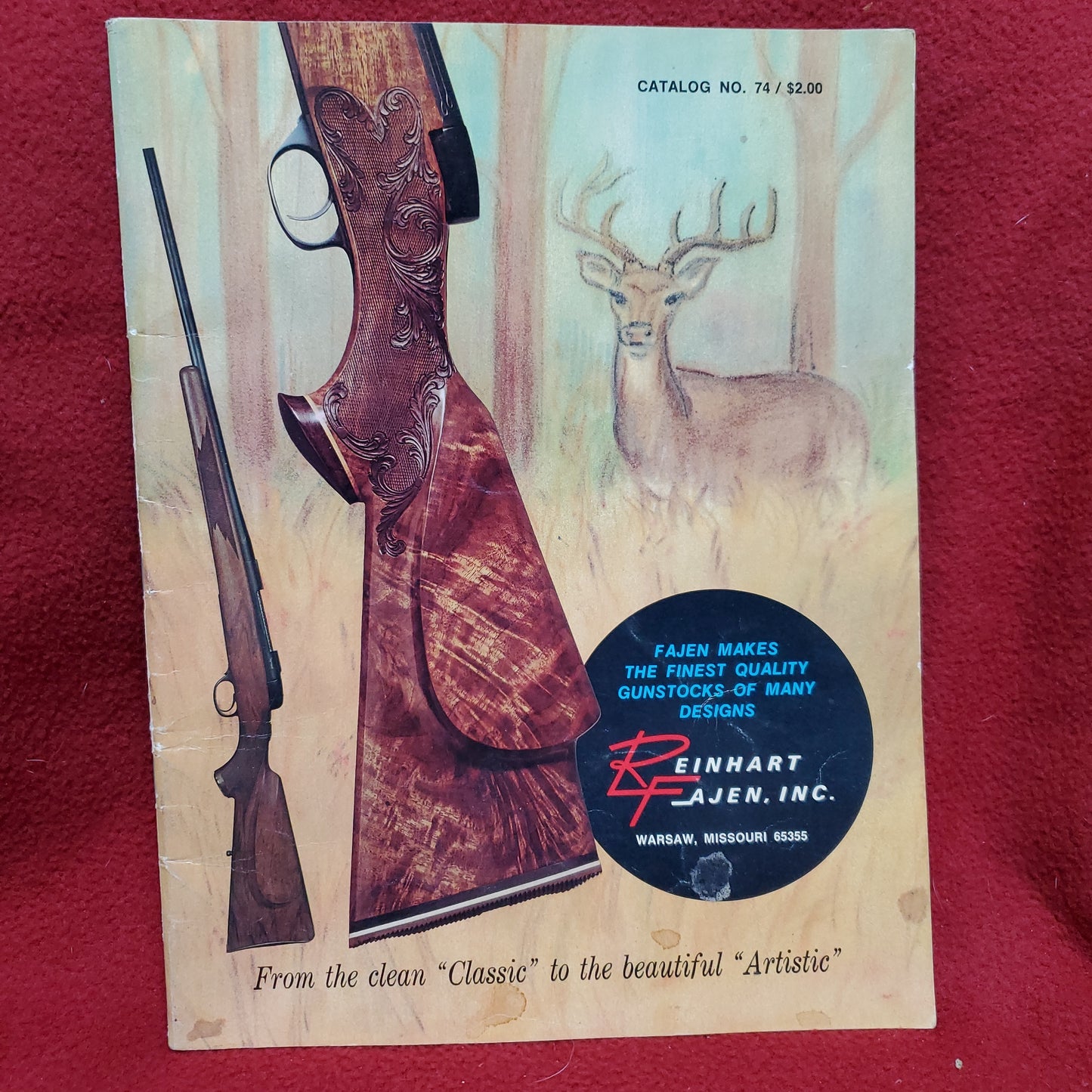 Vintage 1972 CATALOG NO. 74 reinhart fajen inc. (27o)