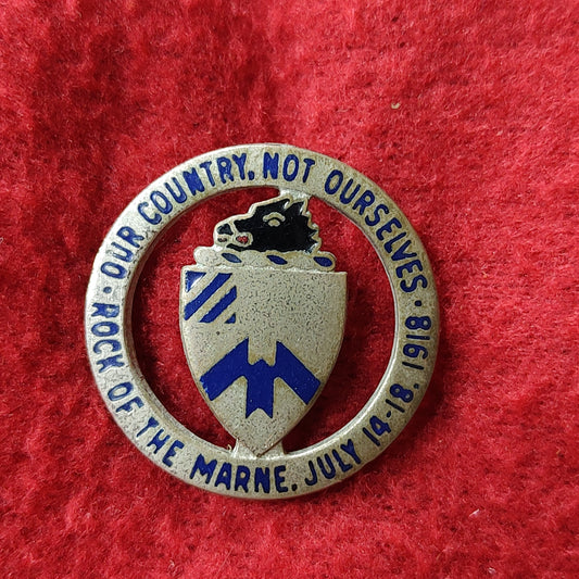 VINTAGE US Army 30th INFANTRY Unit Crest Pin (02CR114)