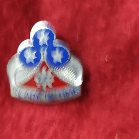 VINTAGE US Army 353rd ENGINEER GROUP Unit Crest Pin (02CR118)