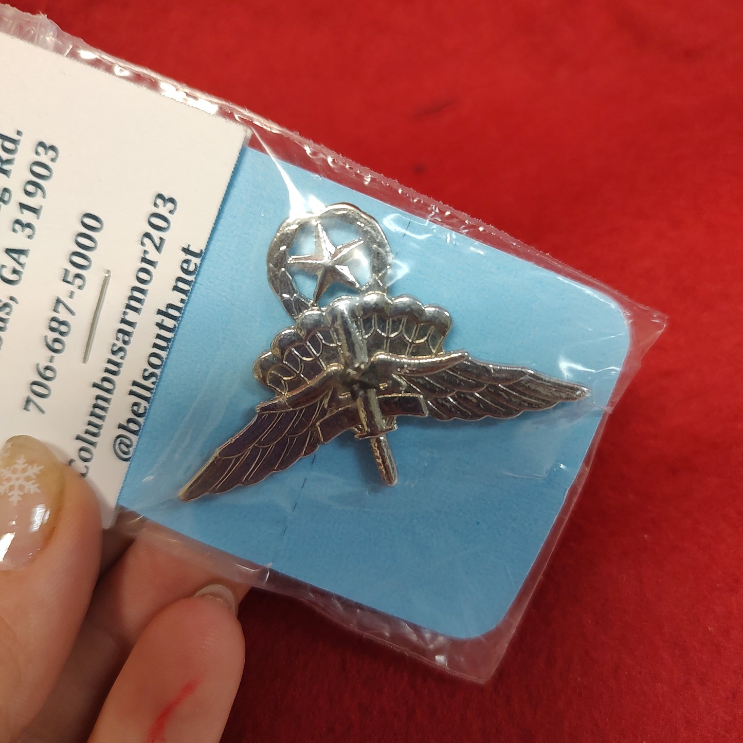 VINTAGE US Army MASTER HALO Pin (03CR64)