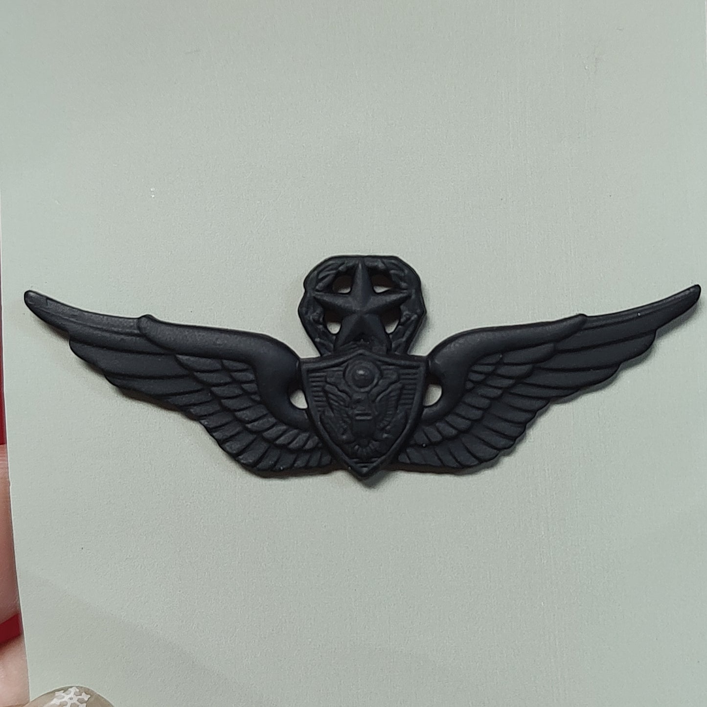 Vintage US Army MASTER AVIATOR Subdued Pin (14CR6)