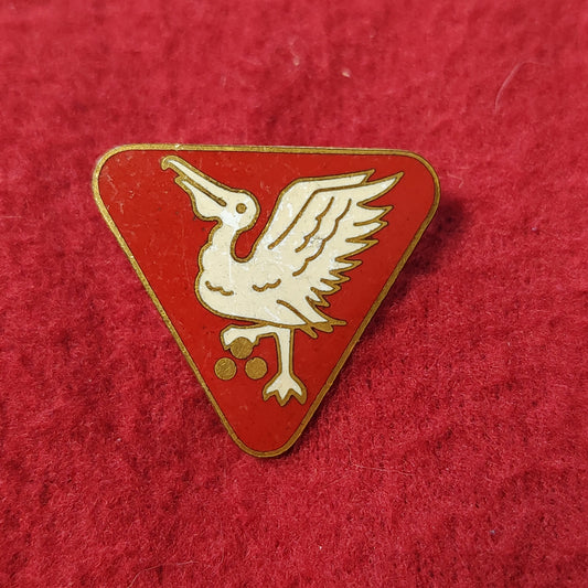 VINTAGE US Army 46th FIELD ARTILLERY Redstone (1945-1989) Badge Pin (19CR13)