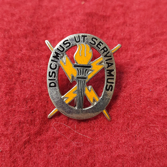 VINTAGE US Army WWII ARMY SIGNAL CORPS Badge Pin (19CR21)