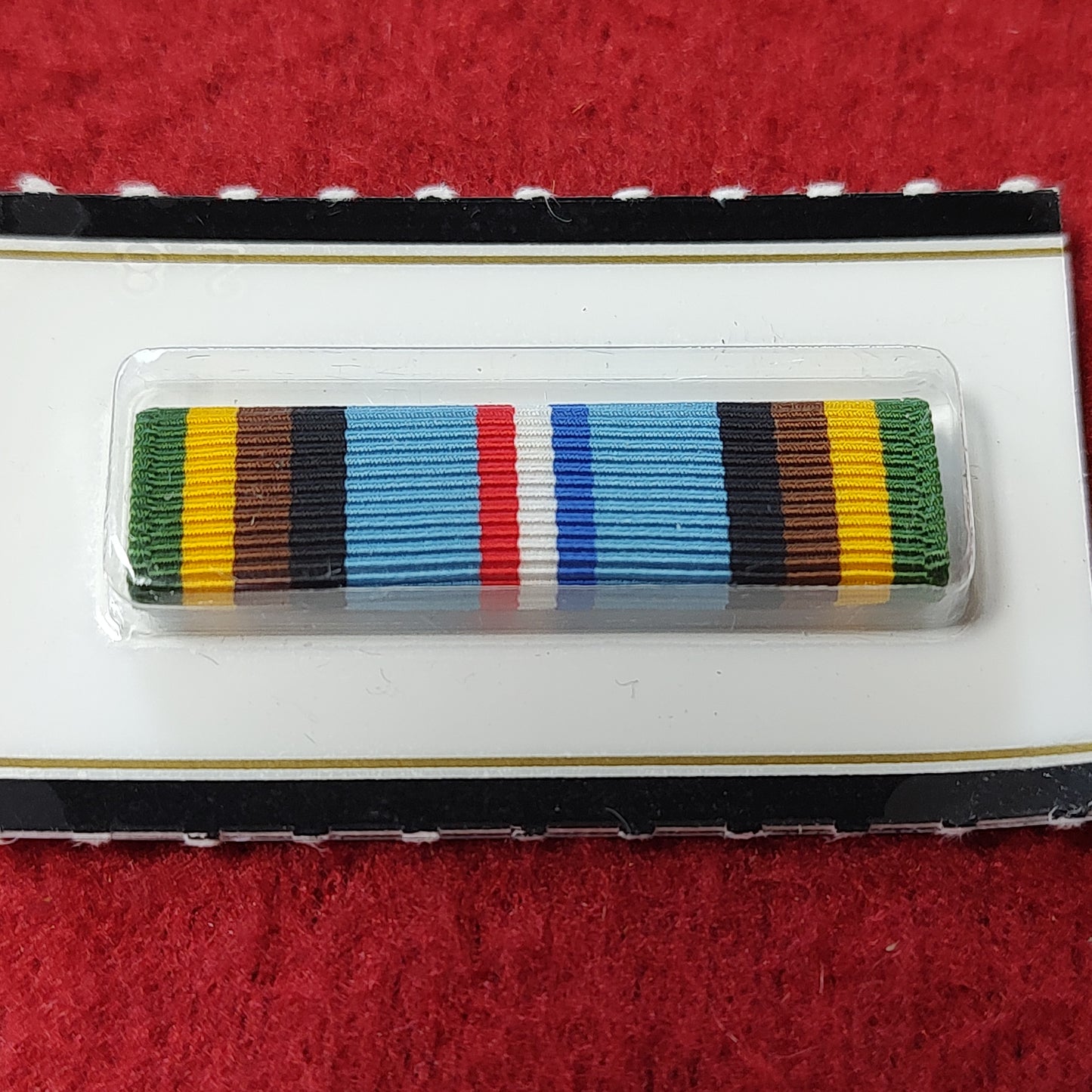 VINTAGE Armed Forces EXPEDITIONARY Ribbon (20CR61)