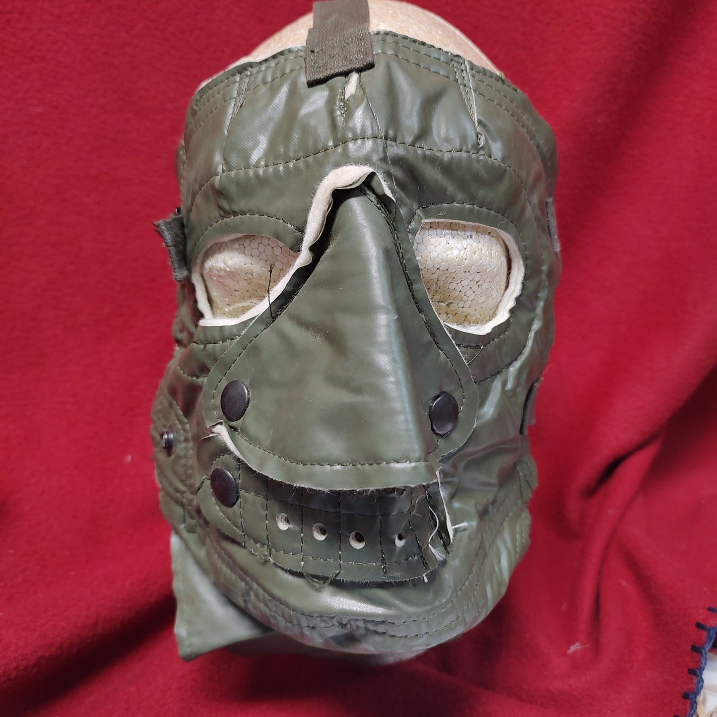 US Army Arctic Cold Weather Face Mask Good Conditions(07o db07-12)