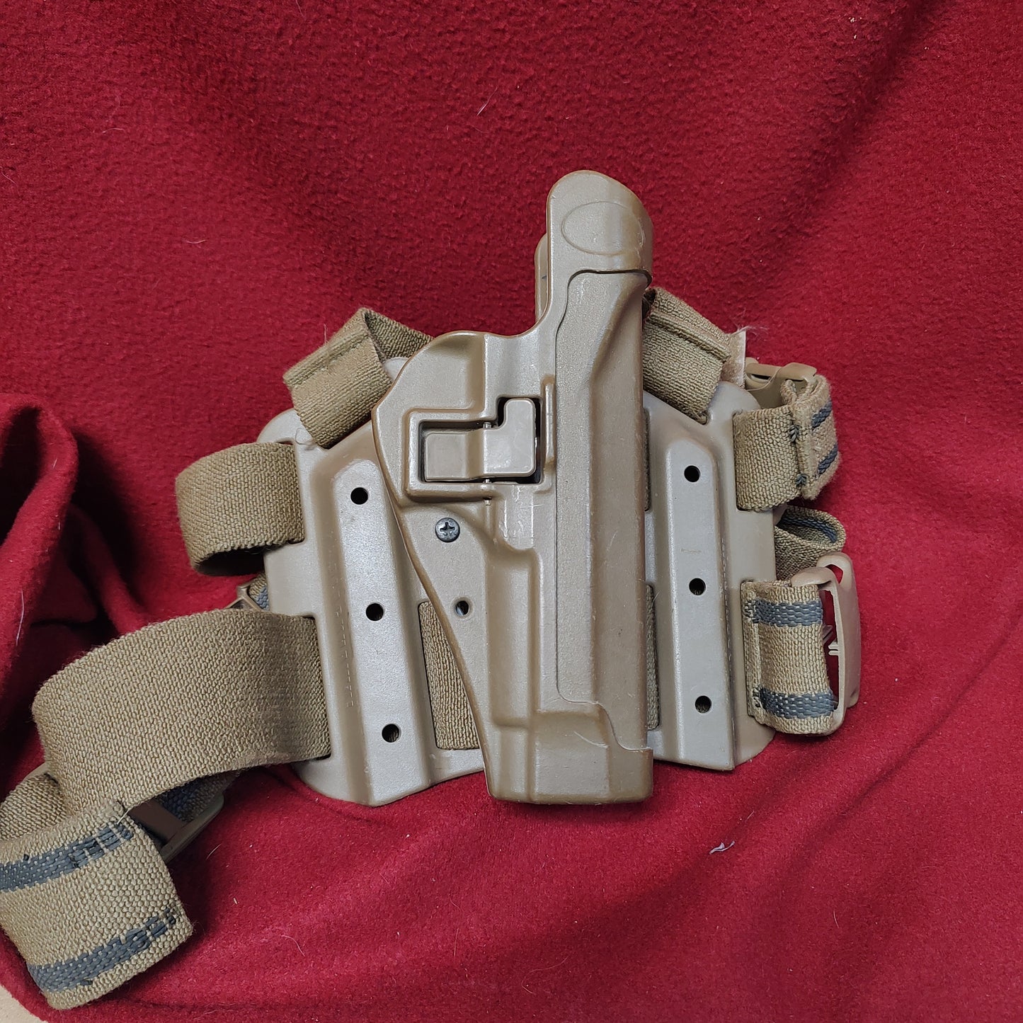 BLACKHAWK Tactical Beretta 92/96 RIGHT HANDED Holster Drop Leg Excellent Condition (07o db07-16)