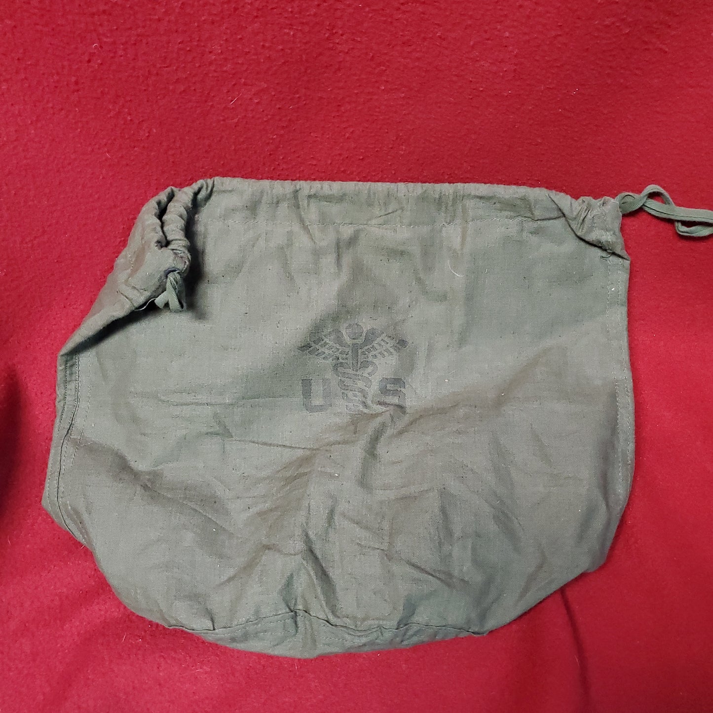 Vintage Military Personnel Personal Effects Bag (10o-db6-13)