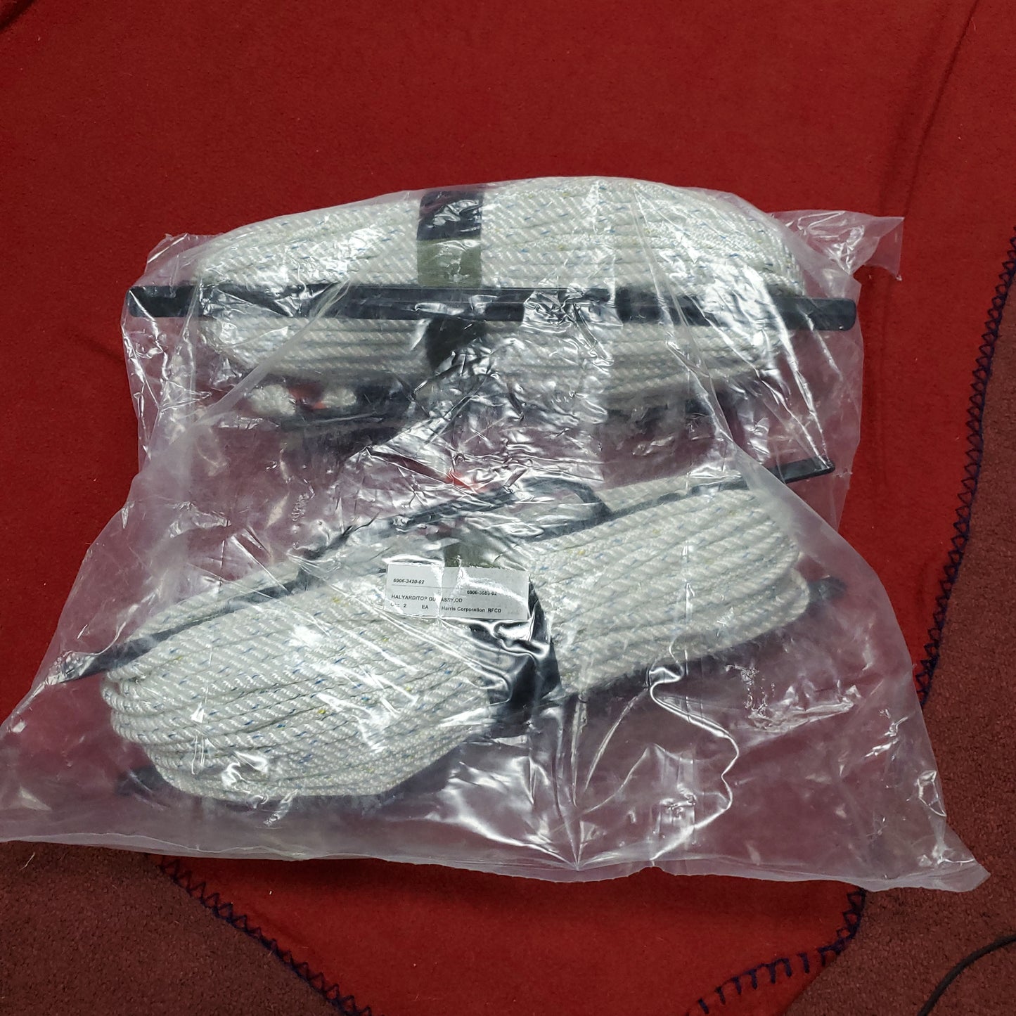 '- 2pk - Harris RFCD Halyard/Top Guy Assembly OD 6906-3420-02 (BA04-5)