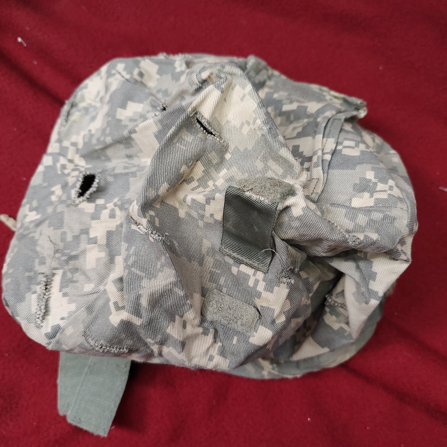 USED US Army Digital Camo Helmet Covers Size Small/Medium(BA13-BLK6)
