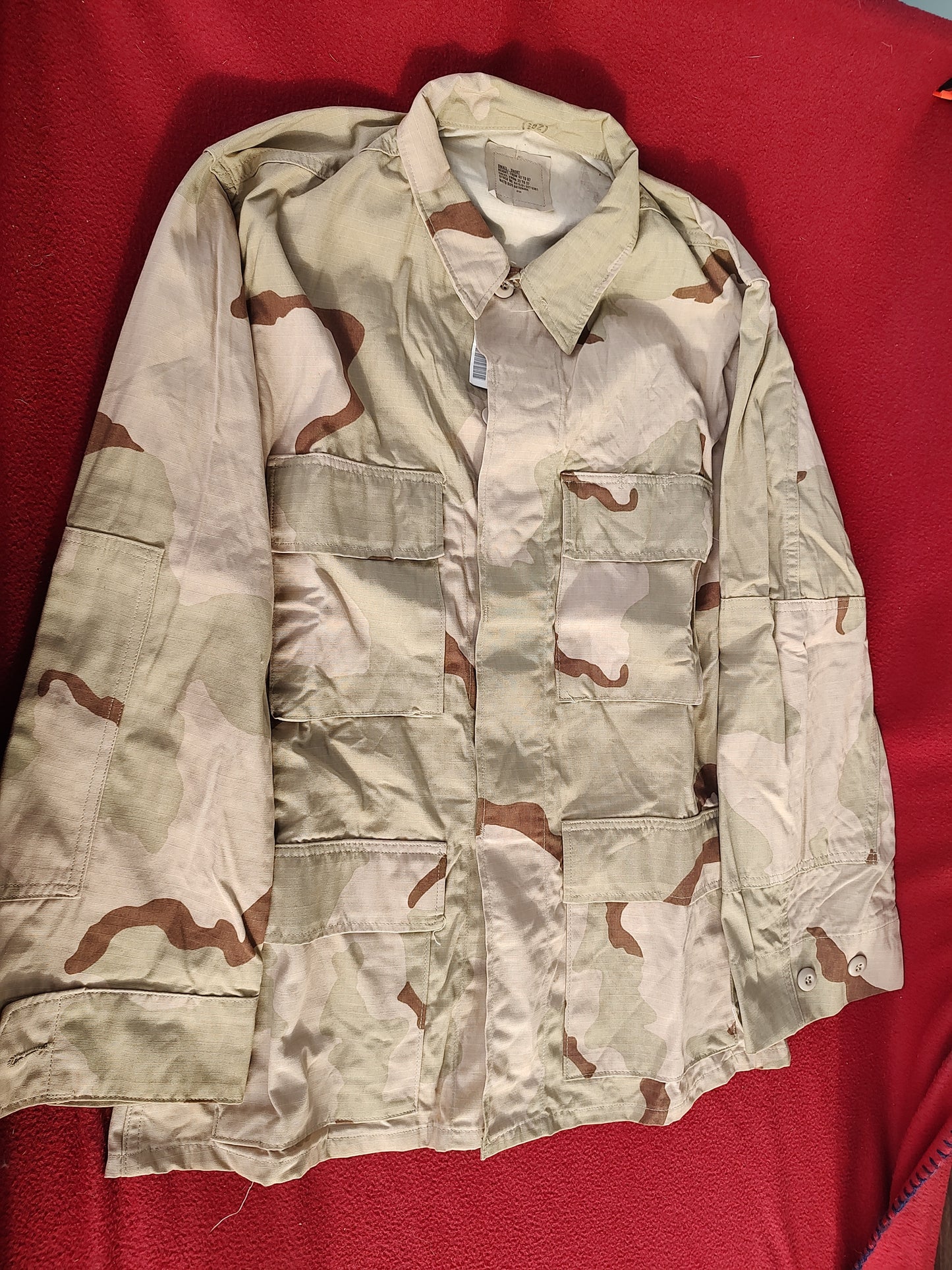 US Army DCU Desert Camo Blouse Size Small Short (BB07-30)