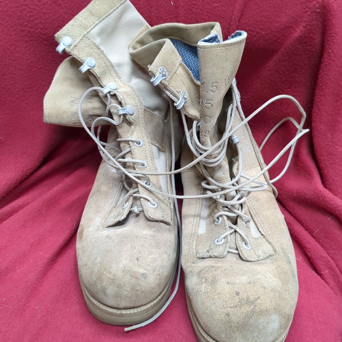 US Army 11.5 W Standard Issue Cold Weather GTX Combat Boots Desert Sand (10g 12n- db13-MH50)