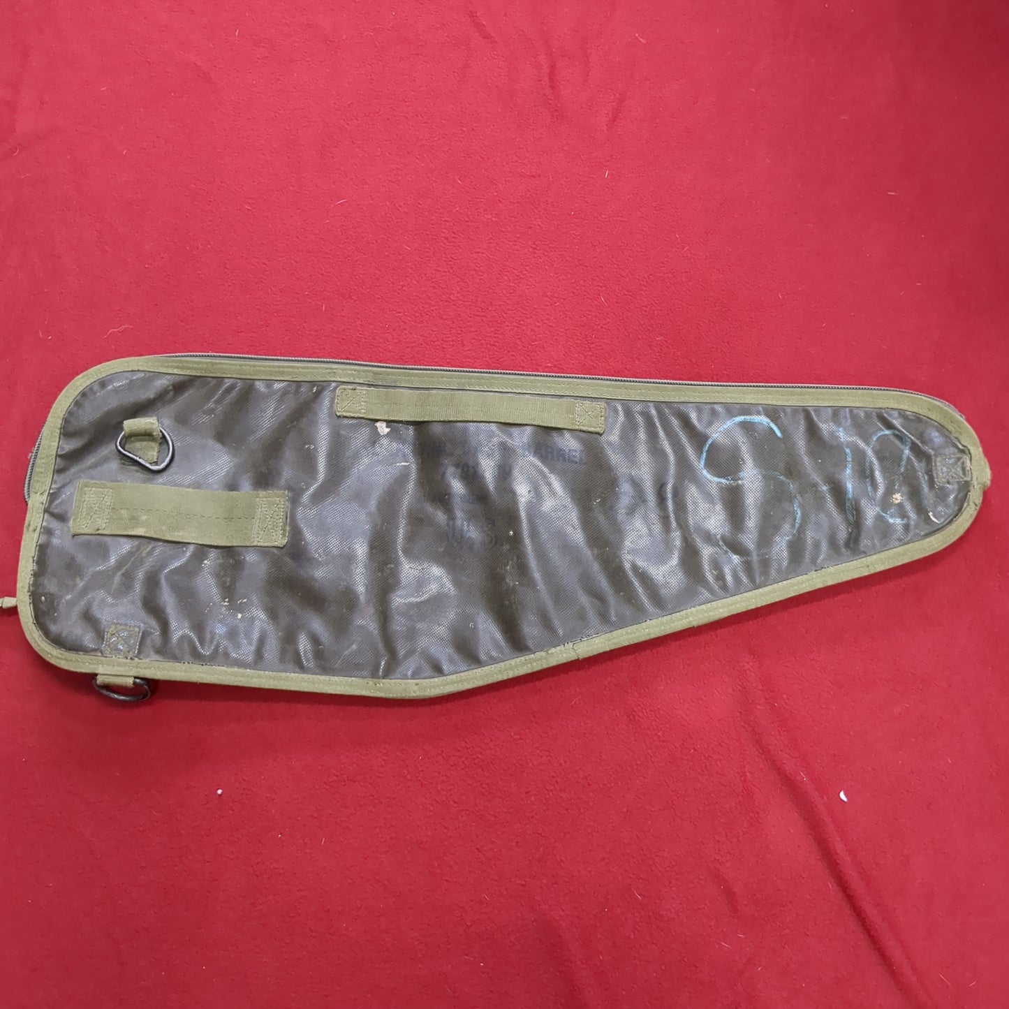 US Army Carrying Case Spare Barrel Bag Nylon Vinyl Water Resistant (BA04-MH258)