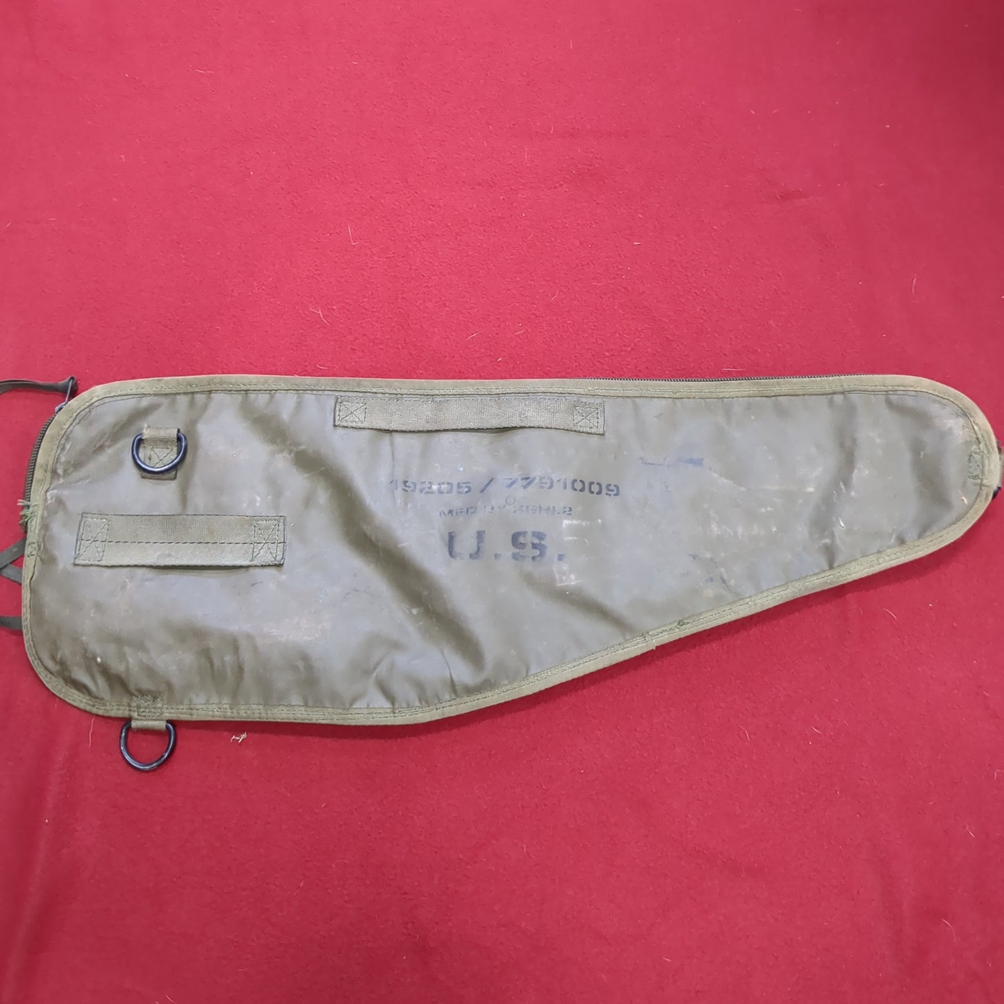 US Army Carrying Case Spare Barrel Bag Nylon Vinyl Water Resistant (BA04-MH262)