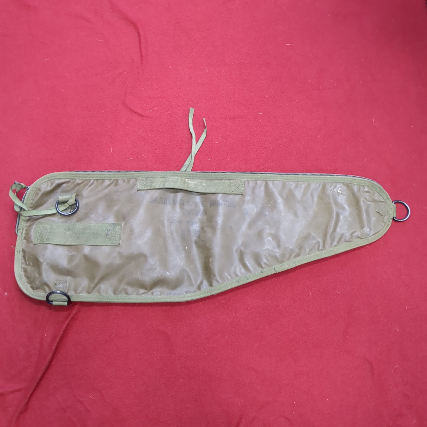 US Army Carrying Case Spare Barrel Bag Nylon Vinyl Water Resistant (BA04-MH263)