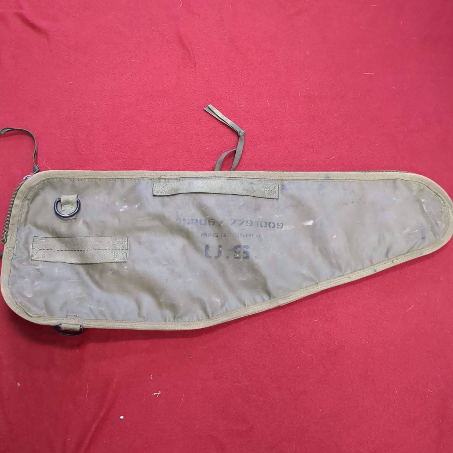 US Army Carrying Case Spare Barrel Bag Nylon Vinyl Water Resistant (BA04-MH264)