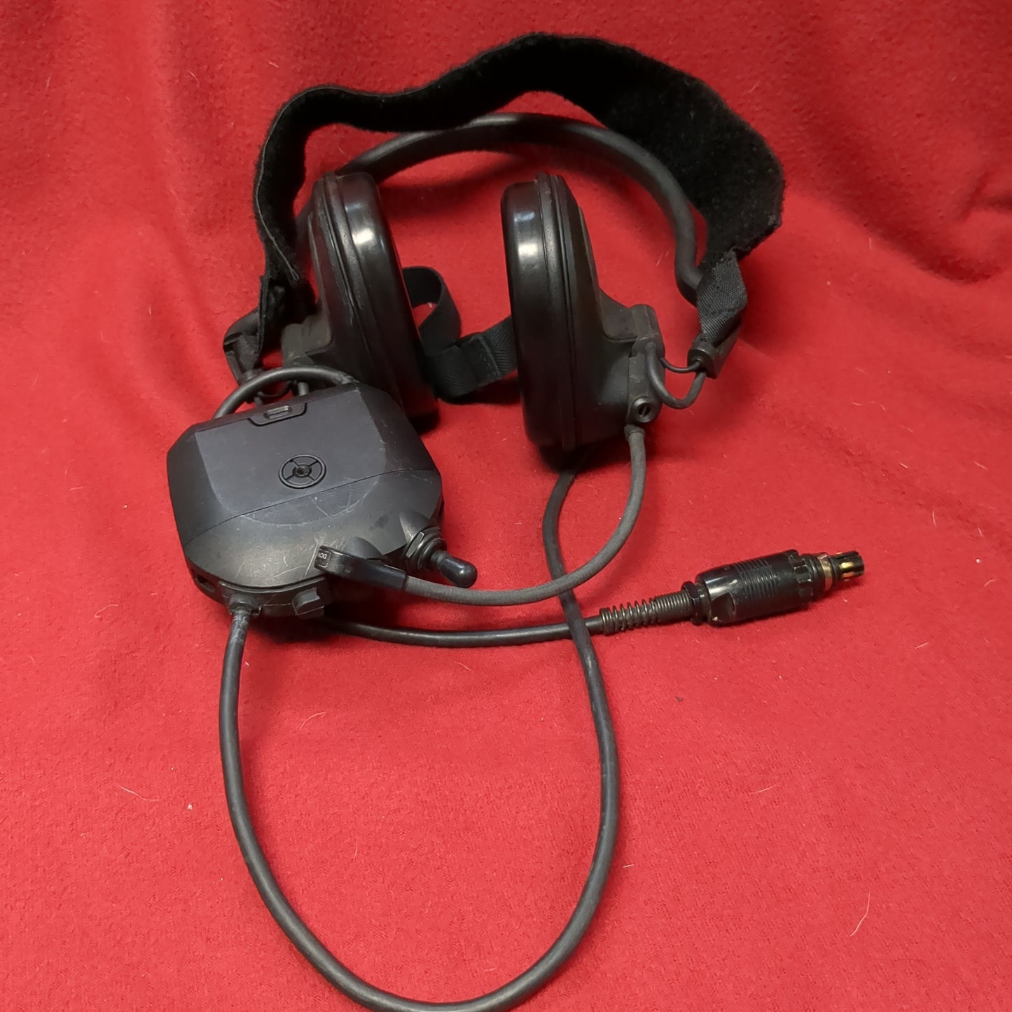 Racal Headset Mic H-387/VRC Intercom Sincgars Radio HMMWV M998 (fc02-MH398)