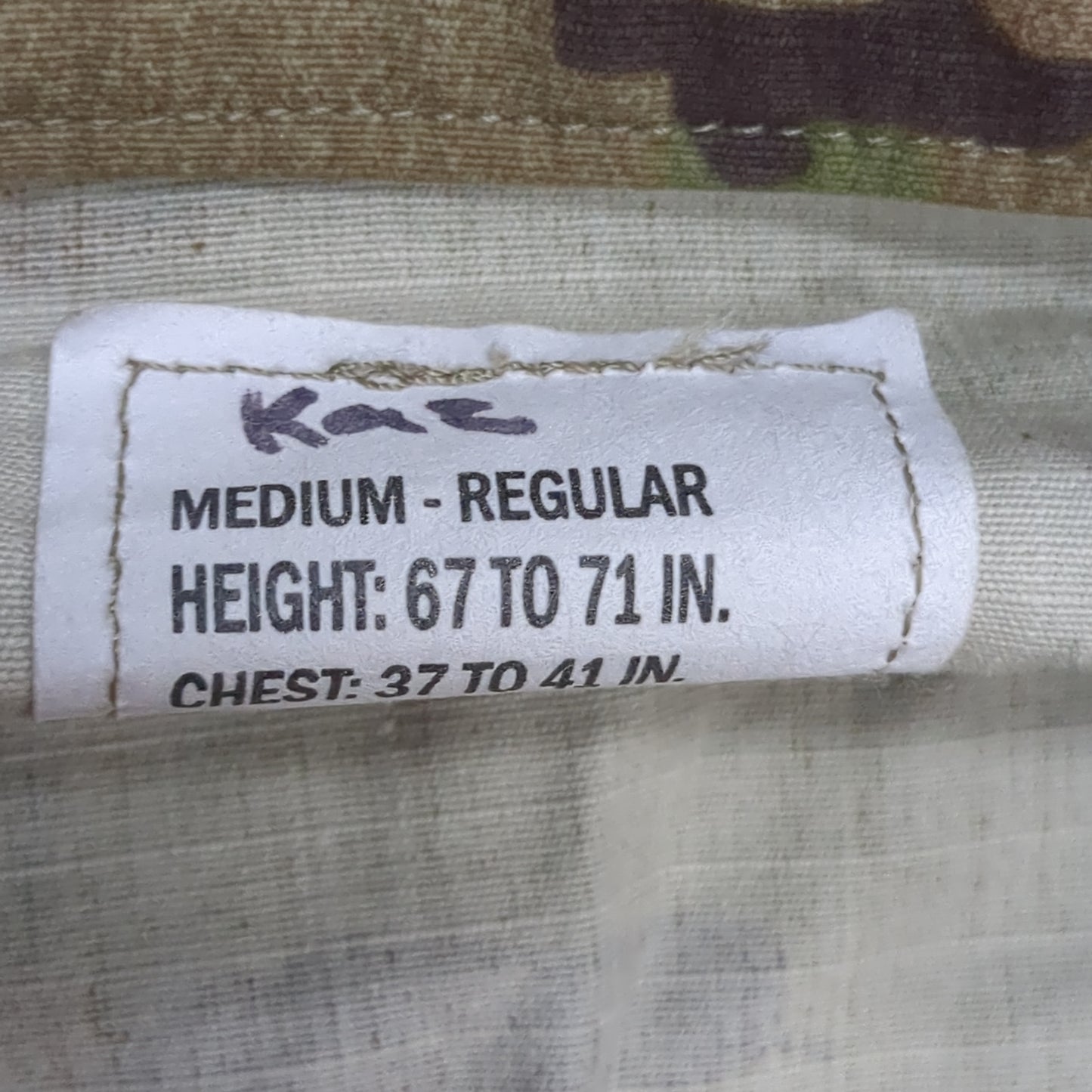 US Army MEDIUM REGULAR Traditional OCP Uniform Top Air Force (ocp3-fa17-MH627)