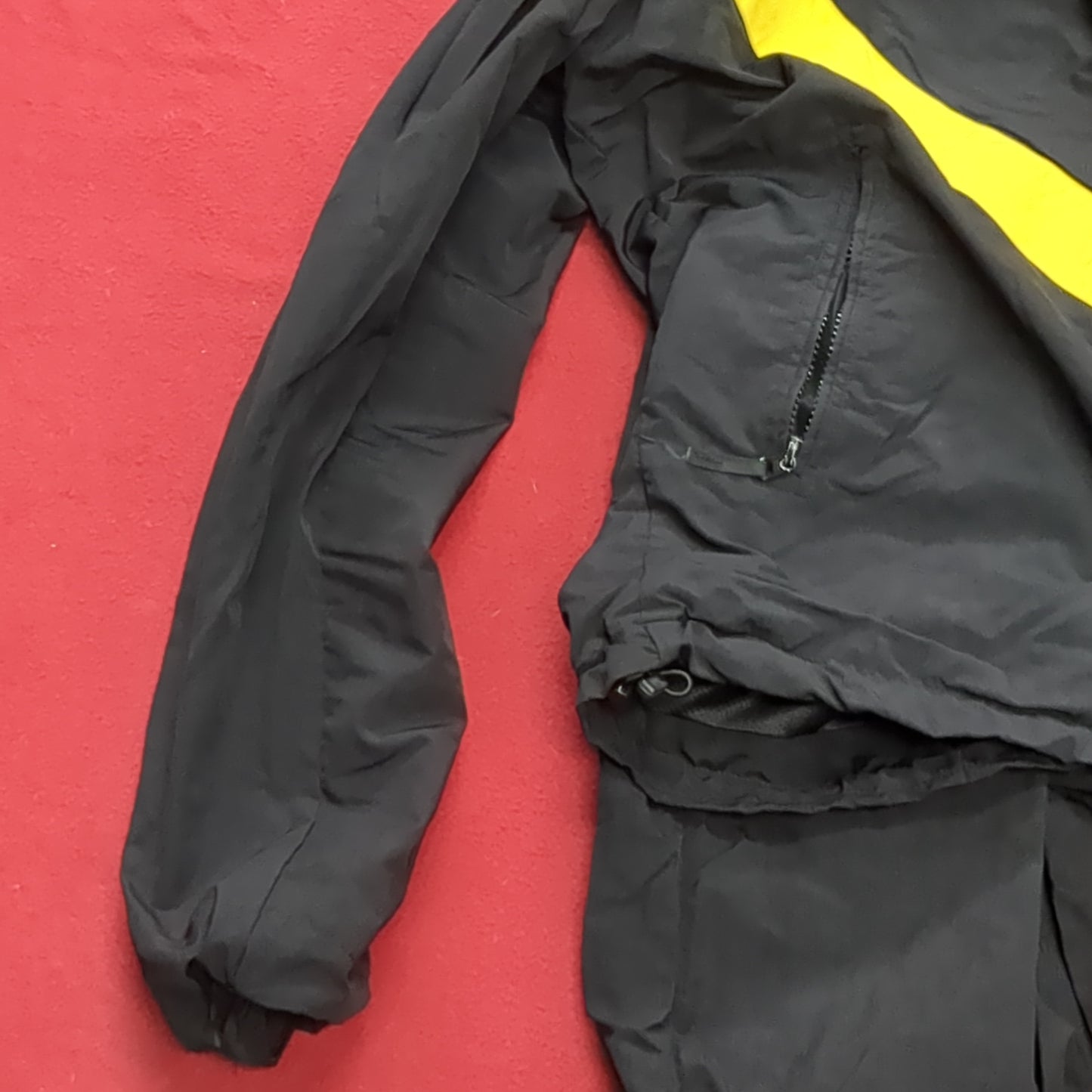 SET of APFU Medium Long Jacket Pants Black Gold Cold Weather PT (fb07-MH637)