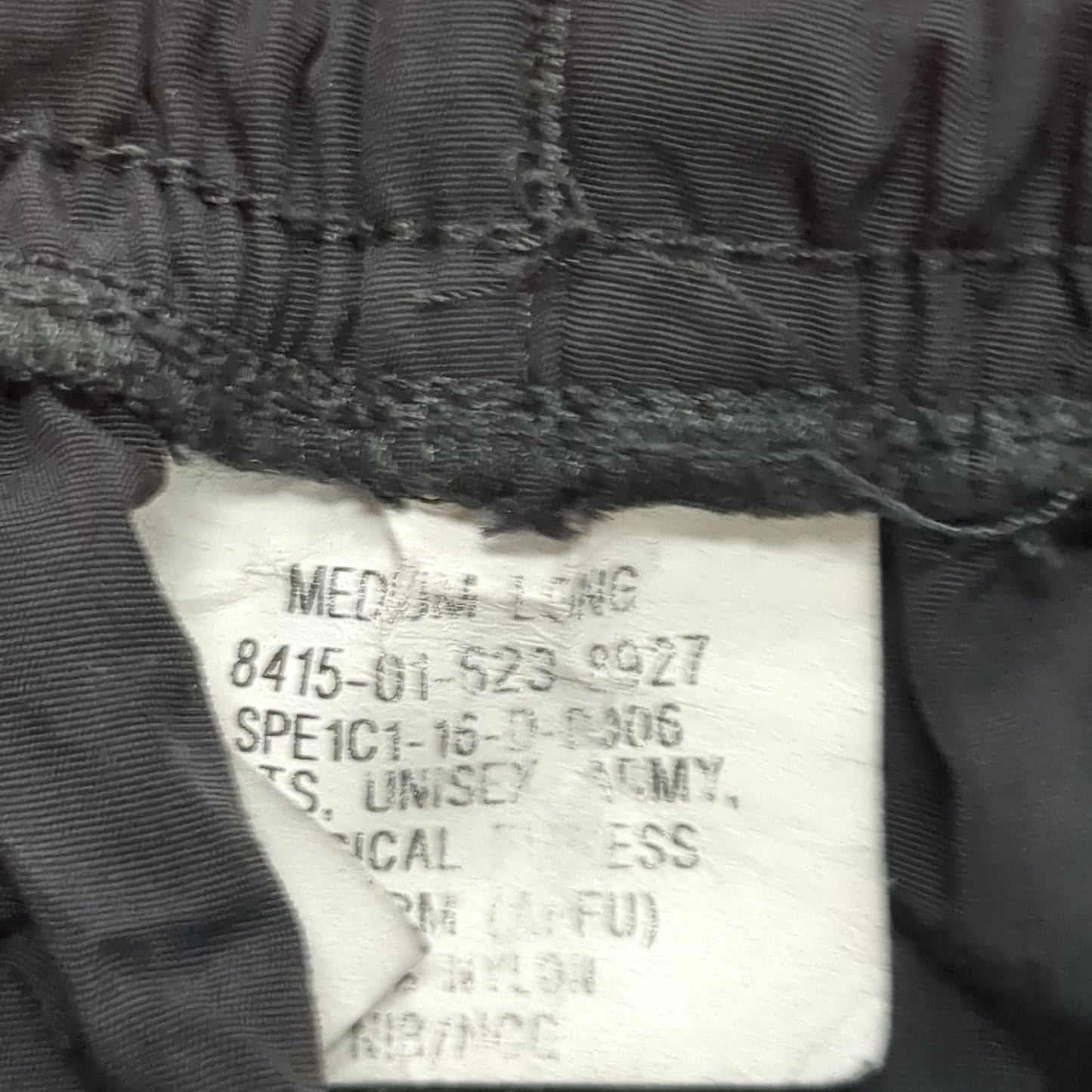 SET of APFU Medium Long Jacket Pants Black Gold Cold Weather PT (fb07-MH637)