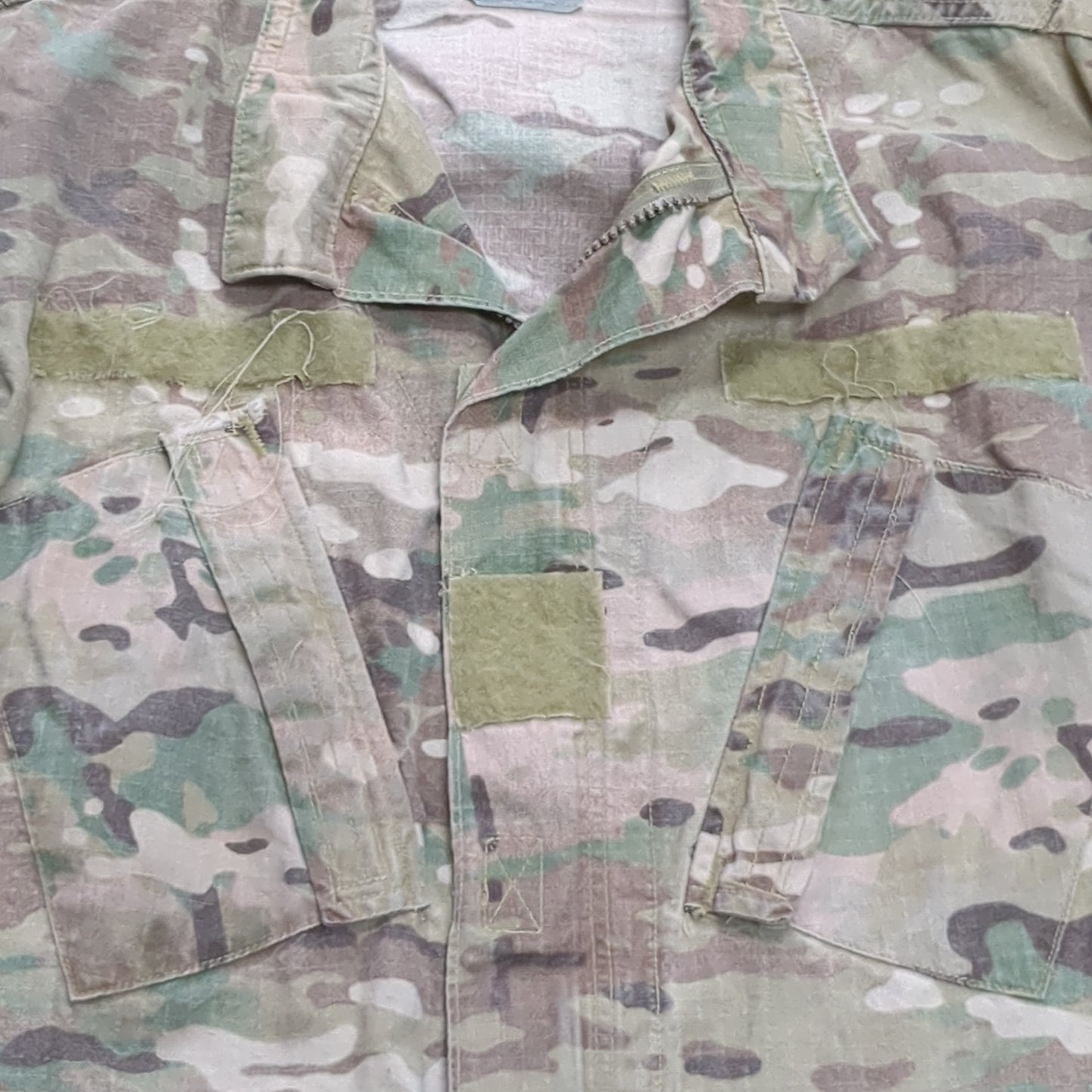 US Army Small Long Multicam Flame Resistant Frac Uniform Top Shirt Used (fc07-MH677)