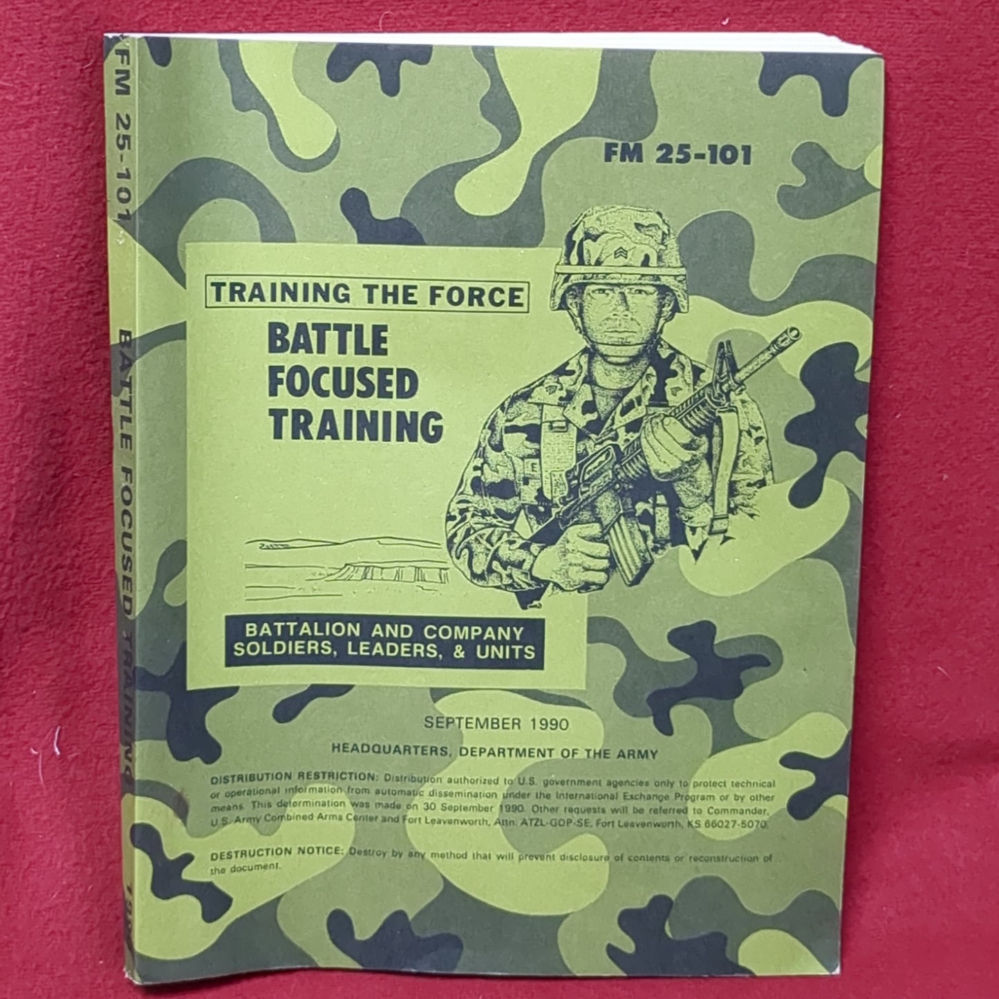 BOOK: September 1990 Battle Focus Training FM 25-101 Field Manual (manual-MH748)
