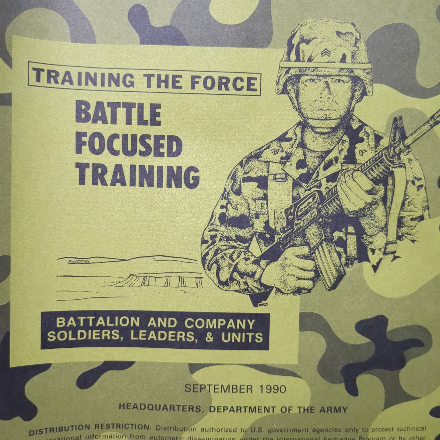 BOOK: September 1990 Battle Focus Training FM 25-101 Field Manual (manual-MH748)