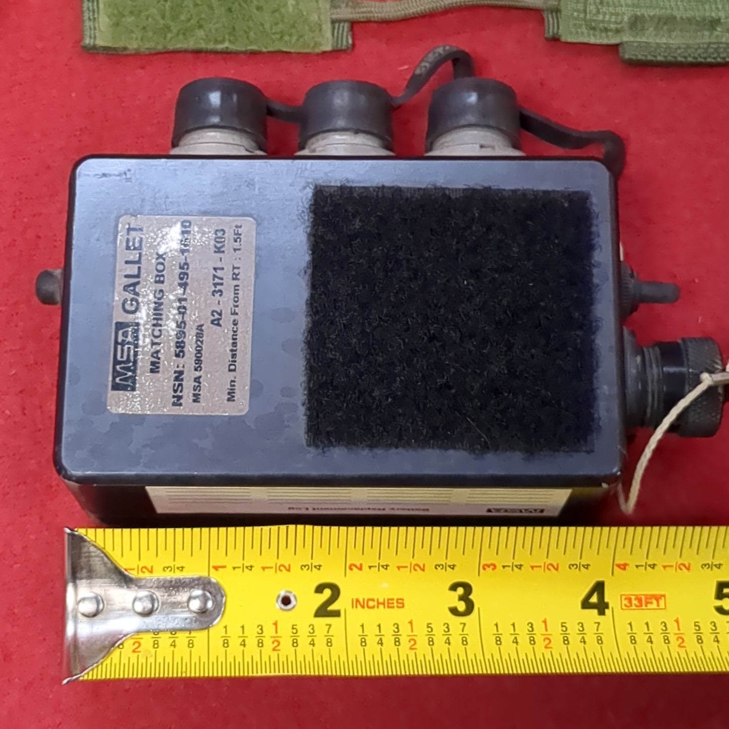MSA Gallet Matching Box Aviation Radio Communications 590028A (fc04-APR15)