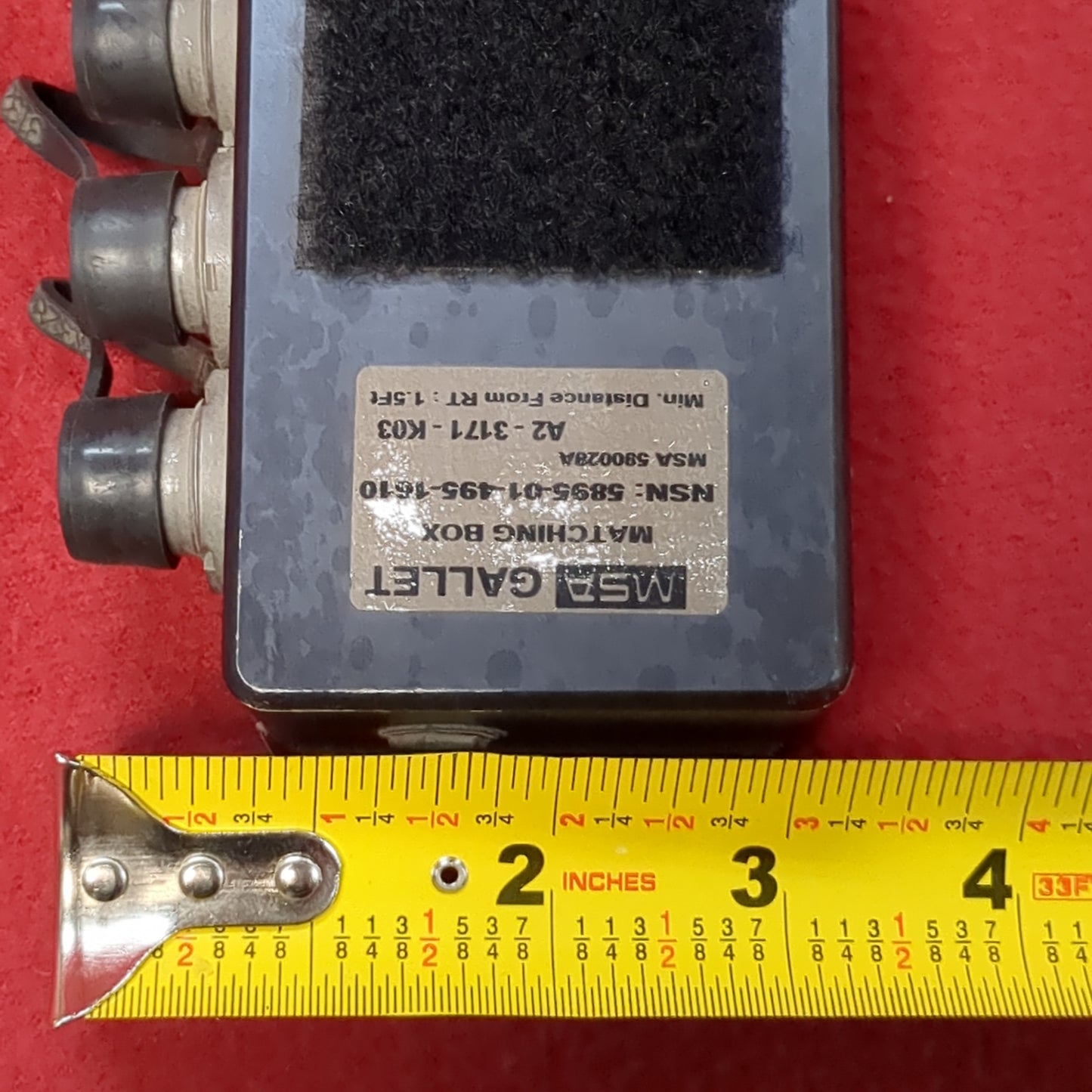 MSA Gallet Matching Box Aviation Radio Communications 590028A (fc04-APR15)