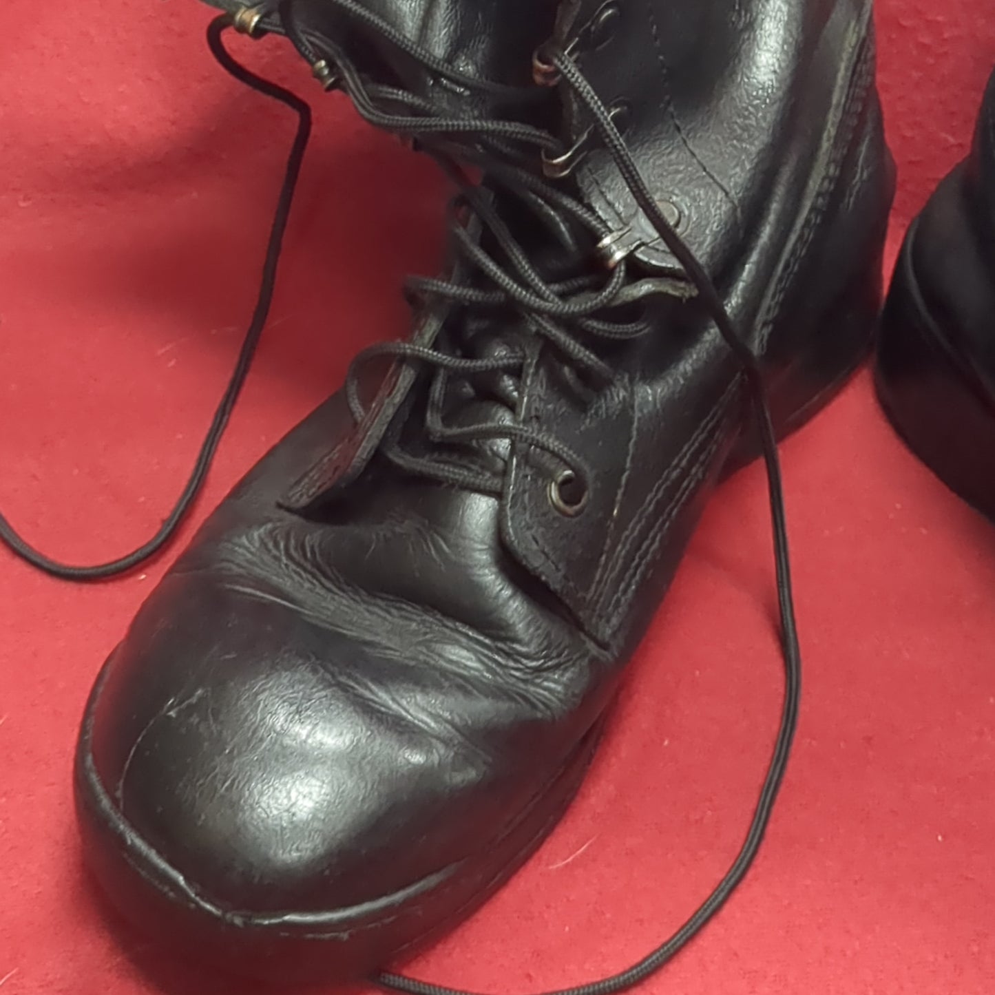 Eagle Pass 9W Regular Black Leather Boots (BA10-APR75)