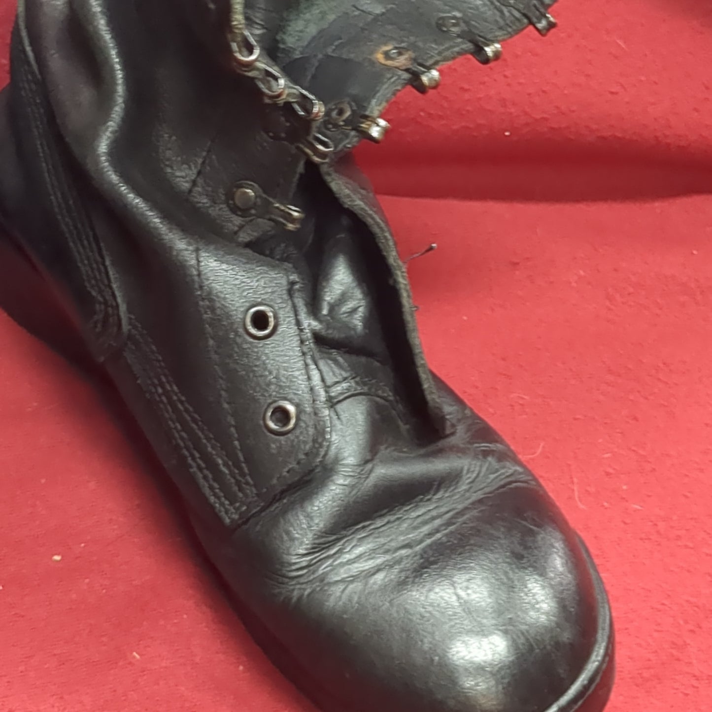 Eagle Pass 9W Regular Black Leather Boots (BA10-APR75)