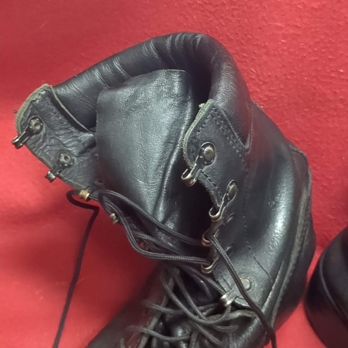 Eagle Pass 9W Regular Black Leather Boots (BA10-APR75)