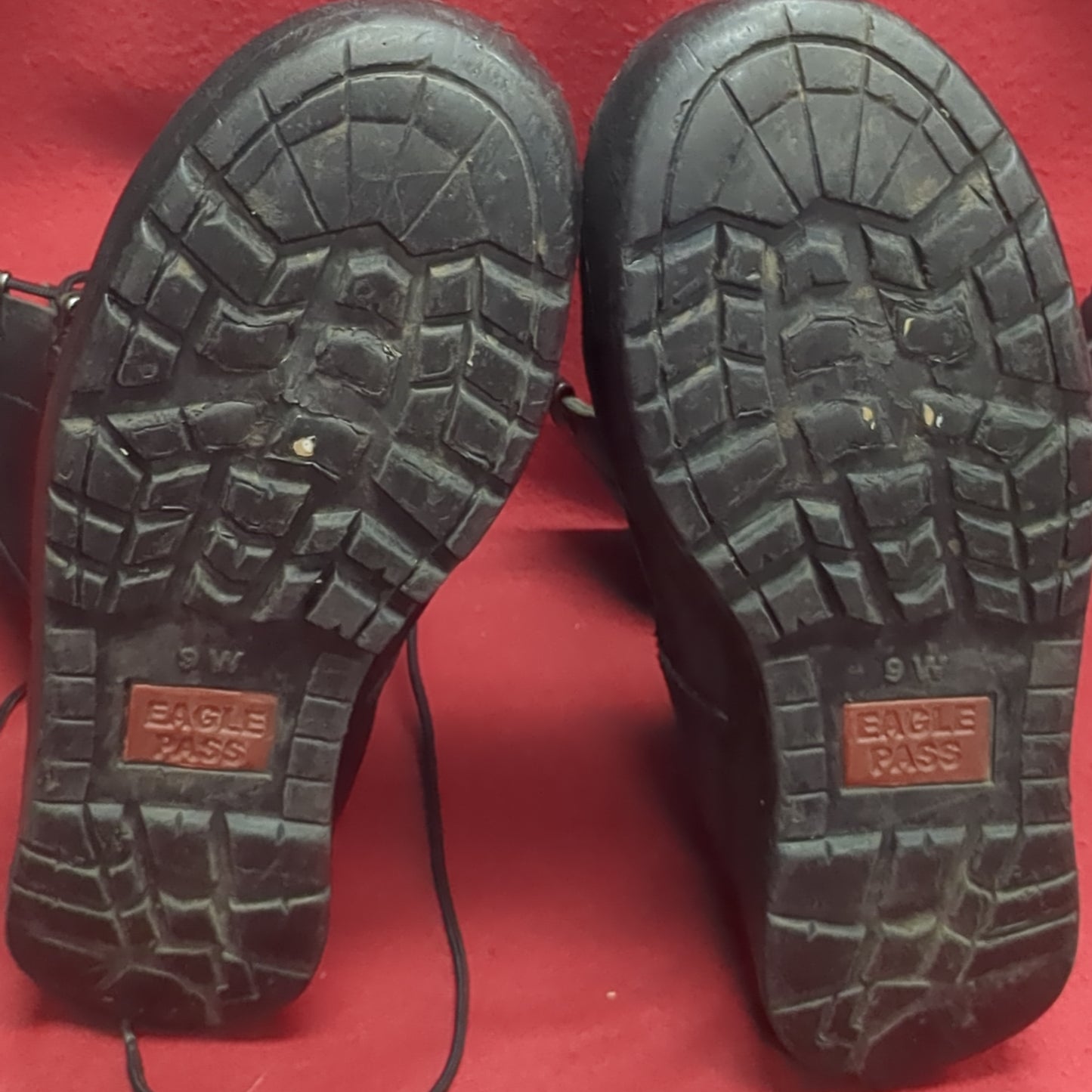 Eagle Pass 9W Regular Black Leather Boots (BA10-APR75)