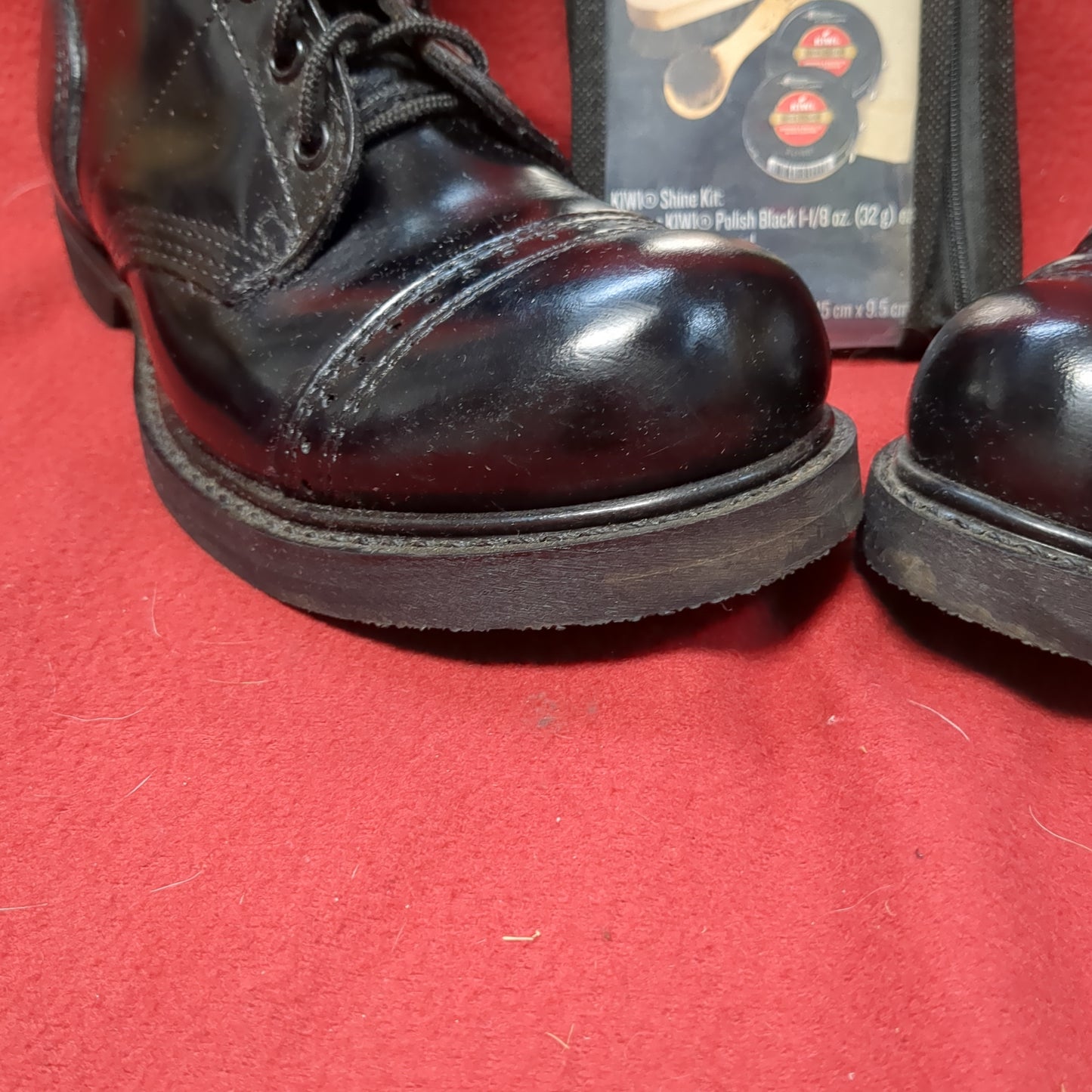 Corcoran Full Force Footwear 8W Leather Black Jump Boots (BA10-White Shelf-APR124)