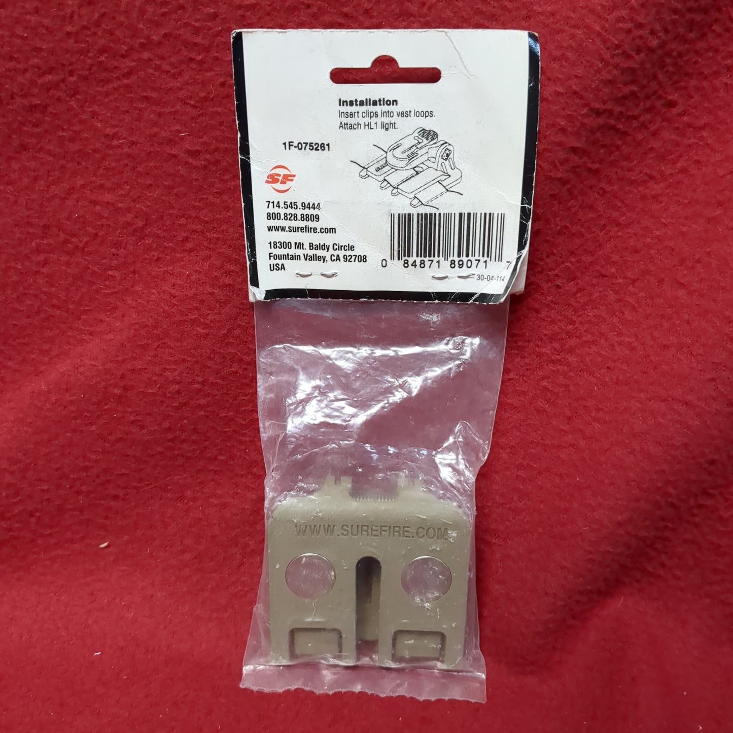 Surefire Z71 Molle Vest Clip HL1 (25o- da03-APR240)