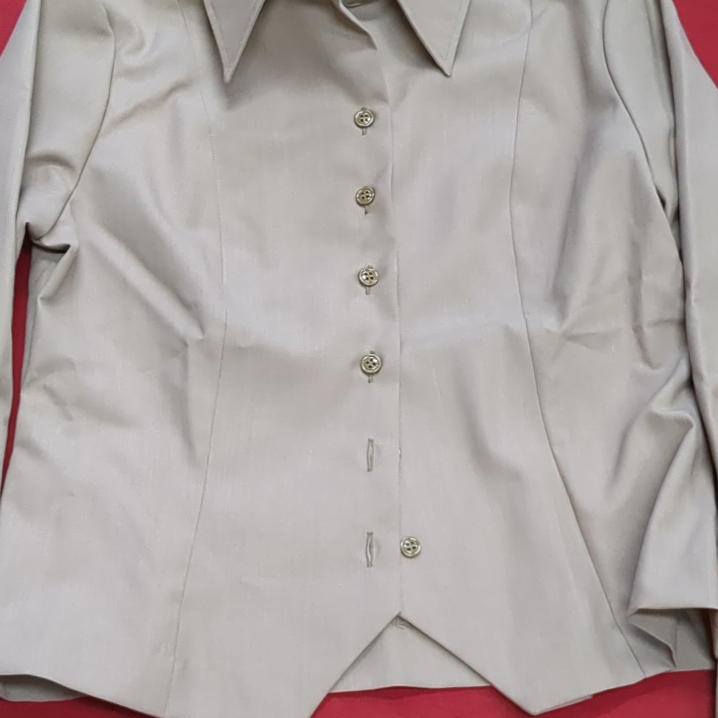 NWT US Army Flying Cross AGSU 12S Female Long Sleeve Enlisted Shirt (dg- ea01-APR276)