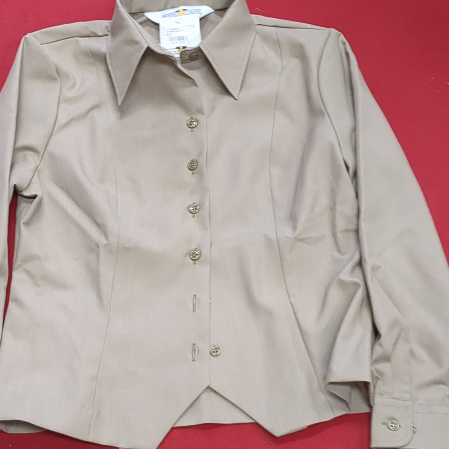 NWT US Army Flying Cross AGSU 12S Female Long Sleeve Enlisted Shirt (dg- ea01-APR276)