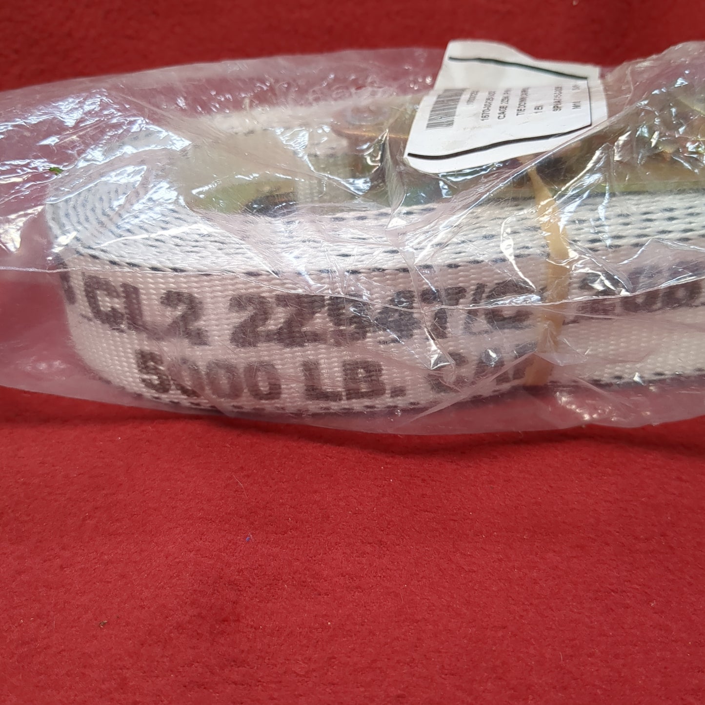 NOS US Army 5000lb Tie-Down Cargo Aircraft Ratchet Strap 1670-00-725-1437 (BA04-APR319)