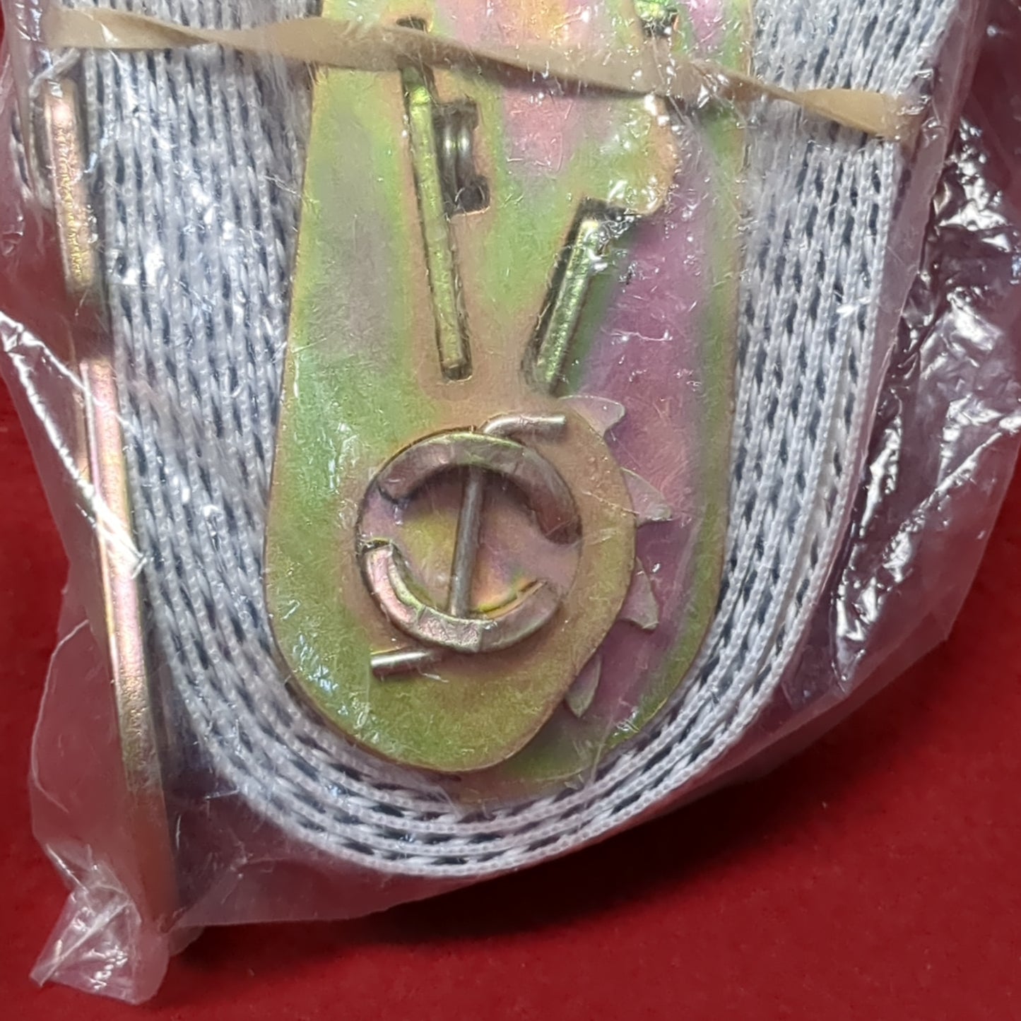 NOS US Army 5000lb Tie-Down Cargo Aircraft Ratchet Strap 1670-00-725-1437 (BA04-APR319)