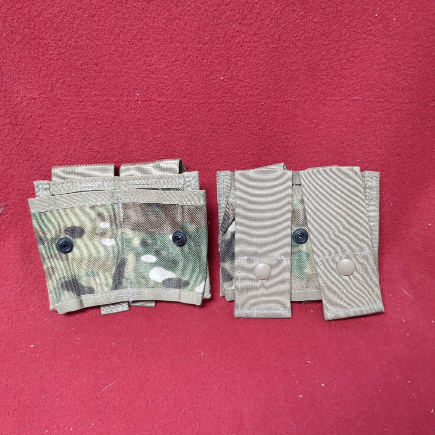 Set of US Army 40mm Double Pouch OCP Molle II Excellent condition (28o- da04-APR337)