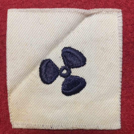 VINTAGE US Navy Coast Guard MACHINIST MATE Sew On Patch (WSB09-112)