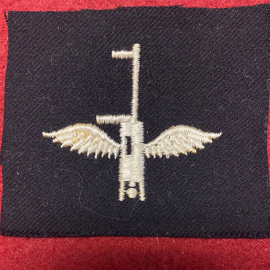 VINTAGE US Navy Coast Guard AERIAL GUNNER Sew On Patch (WSB09-140)