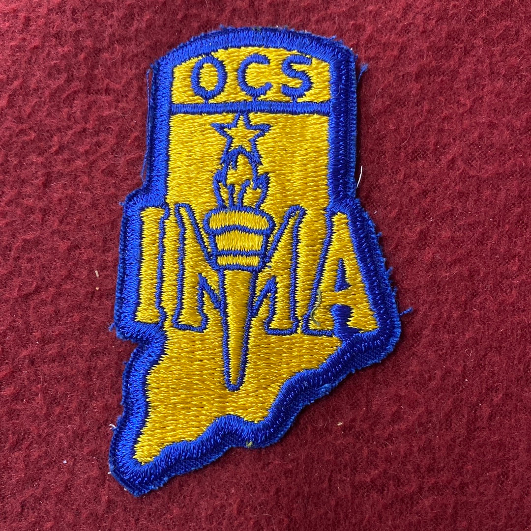 VINTAGE US Army OCS IMA Souvenir Patch Sew-On (12o128)