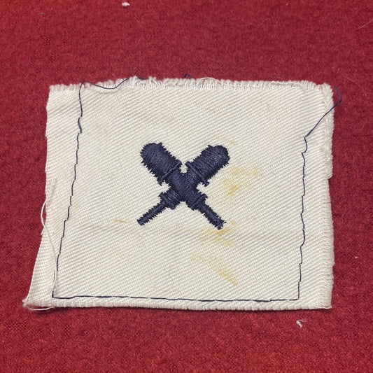 VINTAGE US Navy Coast Guard GUNNER’S MATE Sew On Patch (WSB09-24)
