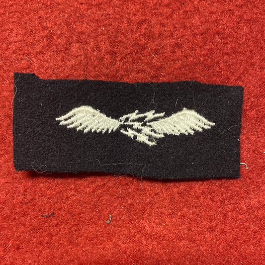 VINTAGE US Navy Coast Guard AVIATION RADIOMAN Sew On Patch (WSB09-126)