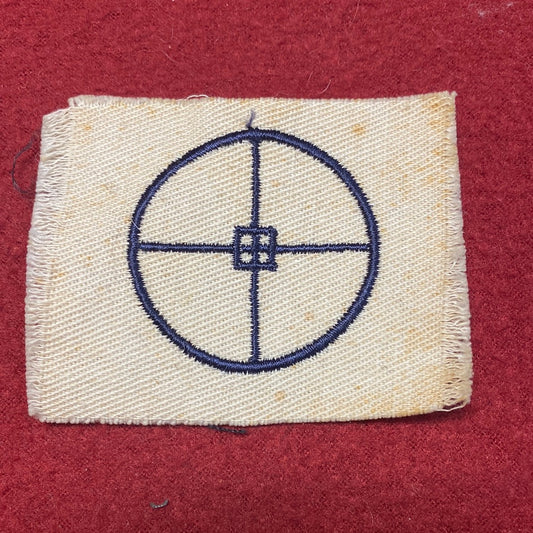VINTAGE US Navy Coast Guard GUN POINTER 2nd CLASS Sew On Patch (WSB09-131)