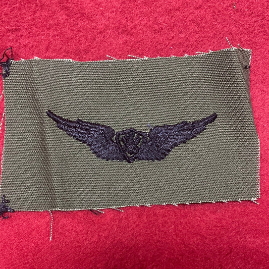 LOT of 10 VINTAGE US Army AVIATION CREW Patch SEW ON Subdued OD Black (04cc36)
