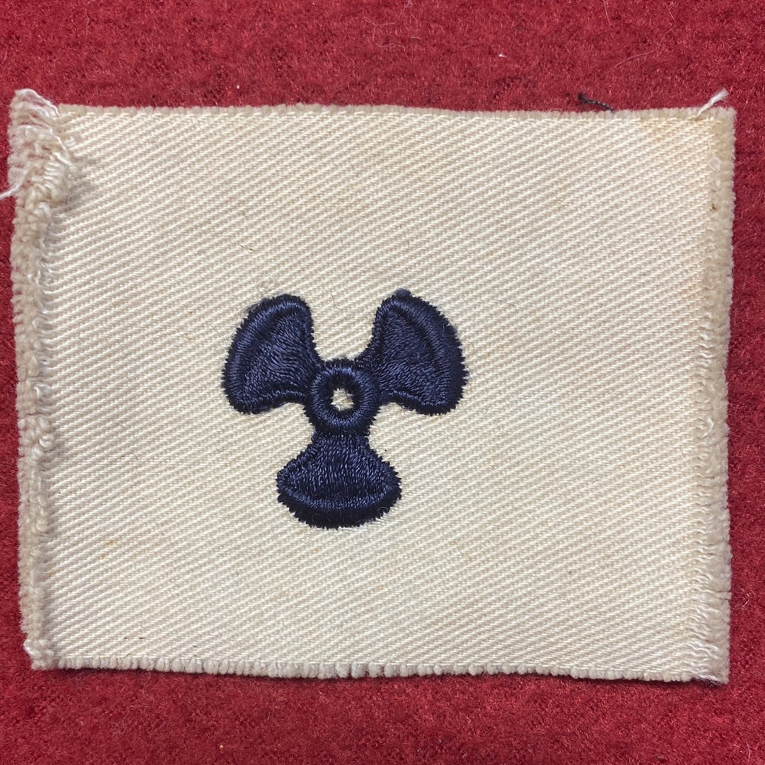 VINTAGE US Navy Coast Guard MACHINIST MATE Sew On Patch (08cc109)