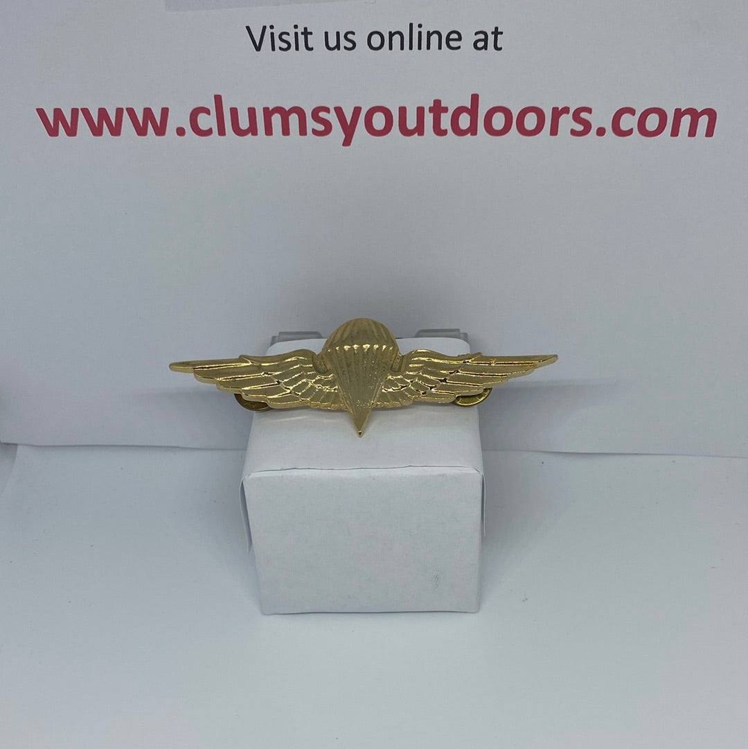 Vintage US Military Marine Parachutist Wings pin (3cc15)